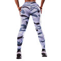 China supplier camouflage pattern women breathable high waist yoga pants leggings